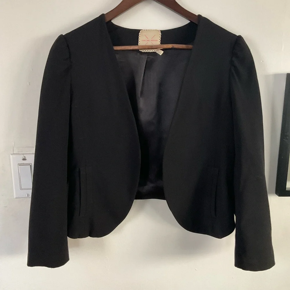 Urban Outfitters Pins and Needles Black Blazer – Size S - Picture 1 of 5